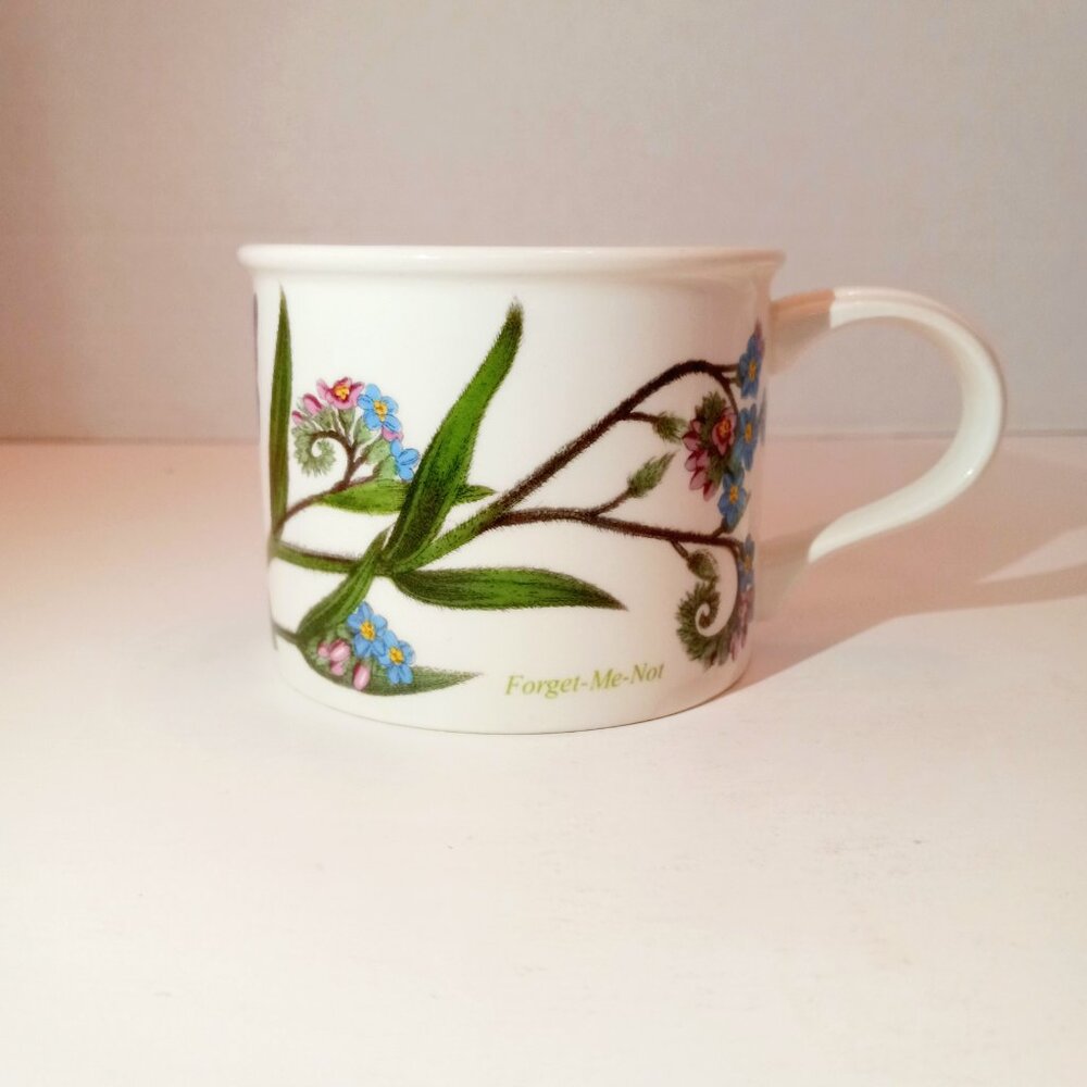 Portmeirion Forget Me Not Teacup (Botanic Garden Series)